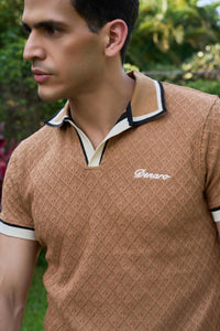 Rivoli Knit Polo - Denaro